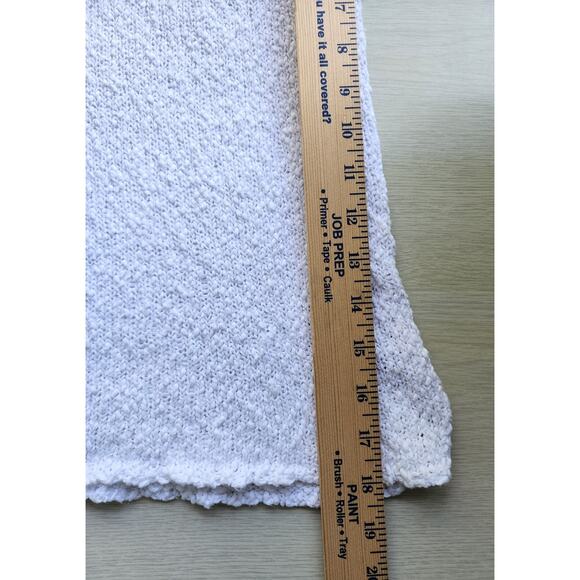 TOP/KNIT-RALPH LAUREN-LAUREN JEAN CO.-White-V-Tie Neck-Long Sleeves-Size XL-NWT - Picture 12 of 13